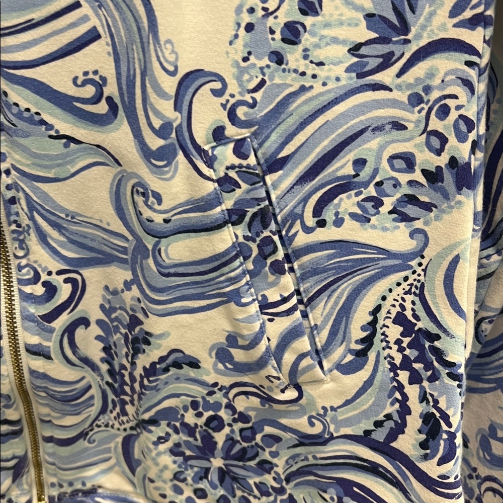 Lilly Pulitzer zip up - Picture 3 of 6